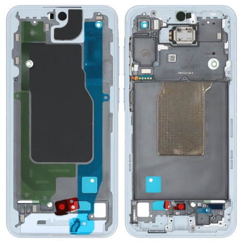 Display Modul Rahmen awesome iceblue GH82-34309B für Samsung Galaxy A55 5G SM-A556B