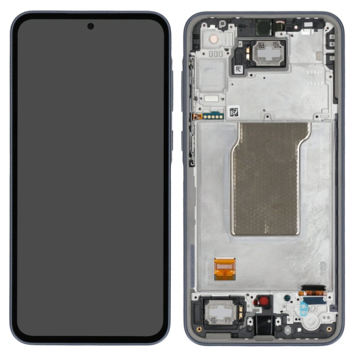 Display Modul mit Rahmen und Toucheinheit Einheit awesome navy/marineblau GH82-34223A für Samsung Galaxy A35 5G (SM-A356B)