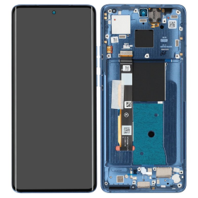 Display Modul mit Rahmen und Toucheinheit lunar blue/blau...