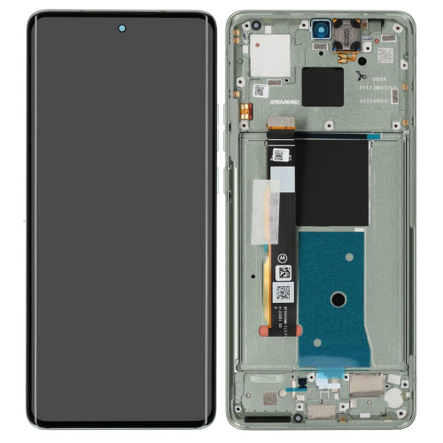 Display Modul mit Rahmen und Toucheinheit nebula green/grün 5D68C22672 für Motorola Edge 40 XT2303