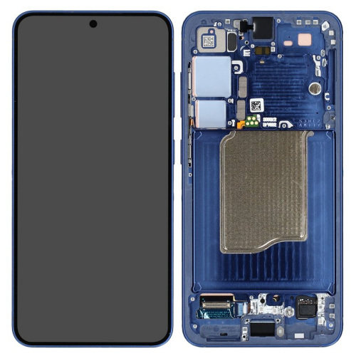 Display Modul mit Rahmen und Toucheinheit Einheit navy/marineblau GH82-36329D für Samsung Galaxy S25 (SM-S931B)