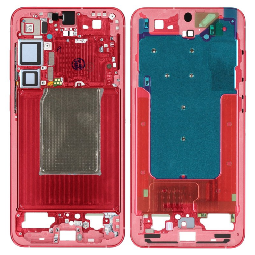 Display Modul Rahmen coralred GH82-36367G für Samsung Galaxy S25+ (SM-S936B)