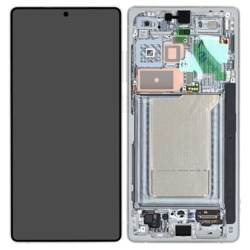 Display Modul mit Rahmen und Toucheinheit Einheit titanium silverblue titanium whitesilver GH82-36387C für Samsung Galaxy S25 Ultra (SM-S938B)