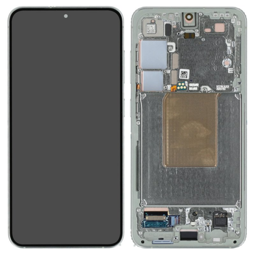Display Modul mit Rahmen und Toucheinheit Einheit jade green/grün GH82-33287E für Samsung Galaxy S24 SM-S921B