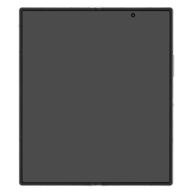 Display Modul mit Rahmen und Toucheinheit silver/silber...