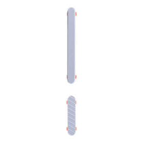 Seitentasten Flexkabel Flachband titan blue/blau für...