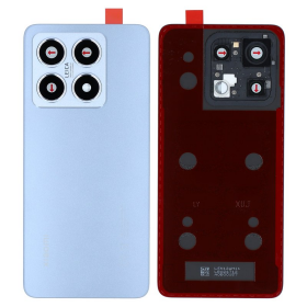 Batteriedeckel Rückseite Akkudeckel titan blue/gelb...