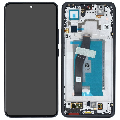Display Modul mit Rahmen und Toucheinheit titan black/schwarz 5600030N12A00 für Xiaomi 14T (2406APNFAG)