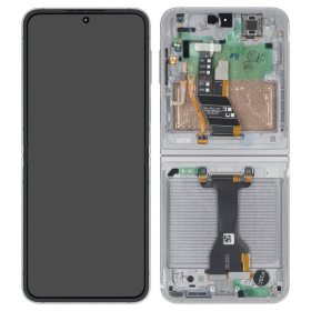 Display Modul mit Rahmen und Toucheinheit silver/silber...