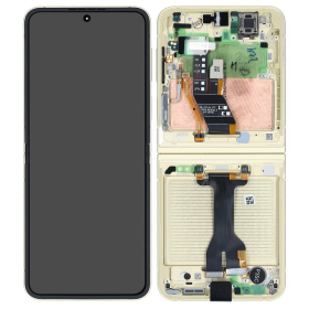 Display Modul mit Rahmen und Toucheinheit yellow/gelb...