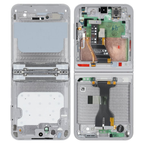 Display Modul Rahmen silver/silber shadow GH82-35016A für Samsung Galaxy Z Flip6 SM-F741B