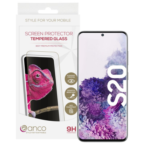 anco Tempered Glass Fullscreen 3D für G980F Samsung Galaxy S20 - black