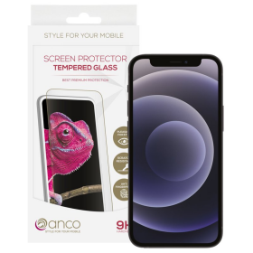 anco Tempered Glass Fullscreen für Apple iPhone 12...
