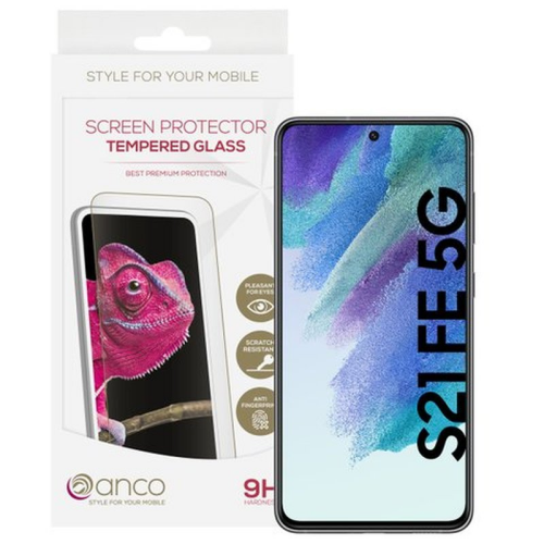 anco Tempered Glass Fullscreen für G990B Samsung Galaxy S21 FE - black