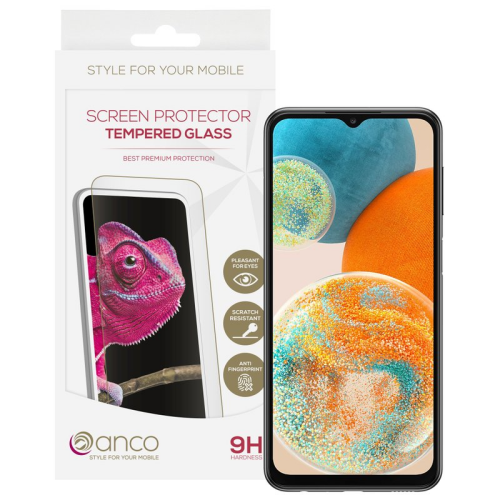 anco Tempered Glass Fullscreen für A235F, A236B Samsung Galaxy A23 4G, A23 5G - black