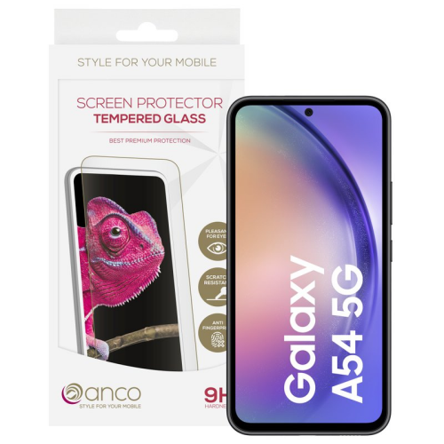 anco Tempered Glass Fullscreen für A546B Samsung Galaxy A54 - black