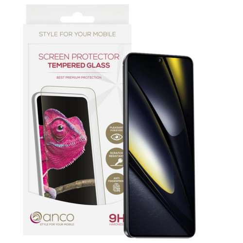 anco Tempered Glass Fullscreen für POCO F6 5G, F6 Pro 5G