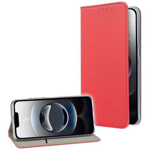 anco Bookcase basic magnetic für Apple iPhone 16e - red