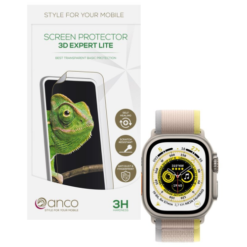 anco 3D Expert Lite Folie für A2684 Apple Watch Ultra 49 mm
