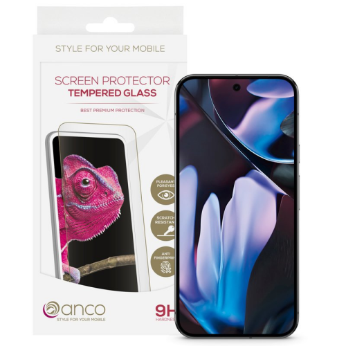 anco Tempered Glass Fullscreen für Google Pixel 9 Pro XL - black