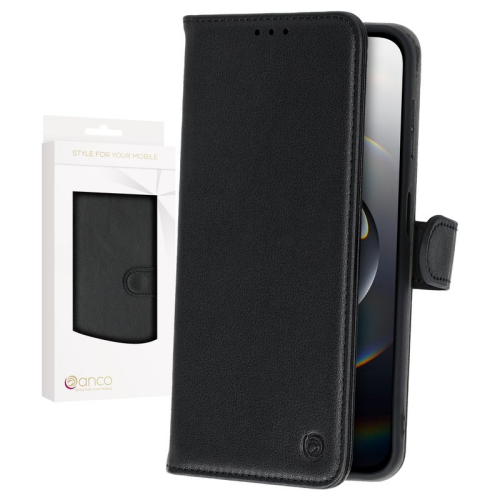 anco Basic Bookcase für Apple iPhone 16e - black