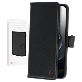 anco Basic Bookcase für Apple iPhone 16e - black