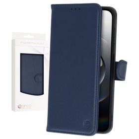 anco Basic Bookcase für Apple iPhone 16e - blue