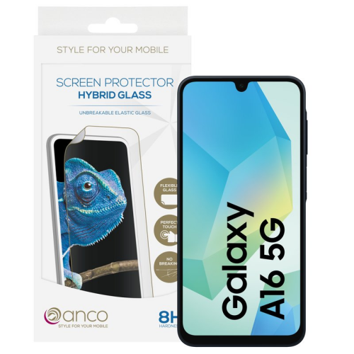 anco Hybrid Glass für A165F, A166B Samsung Galaxy A16 4G, A16 5G