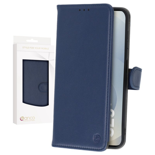 anco Basic Bookcase für S936B Samsung Galaxy S25+ - blue