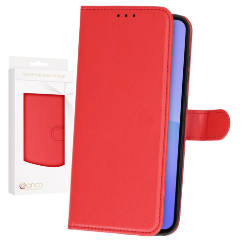 anco Basic Bookcase für A366B Samsung Galaxy A36 5G - red