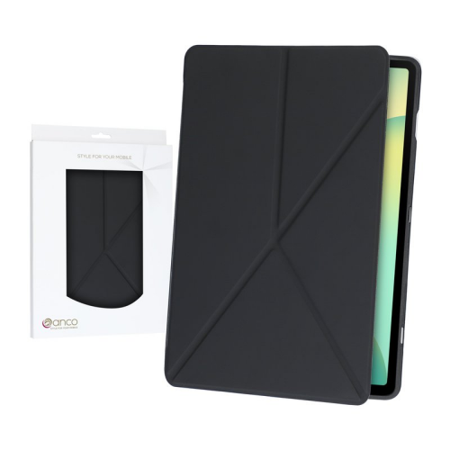 anco Bookcase Atlanta für X710, X716, X510, X516 Samsung Galaxy Tab S9, S9 FE, S10 FE - black