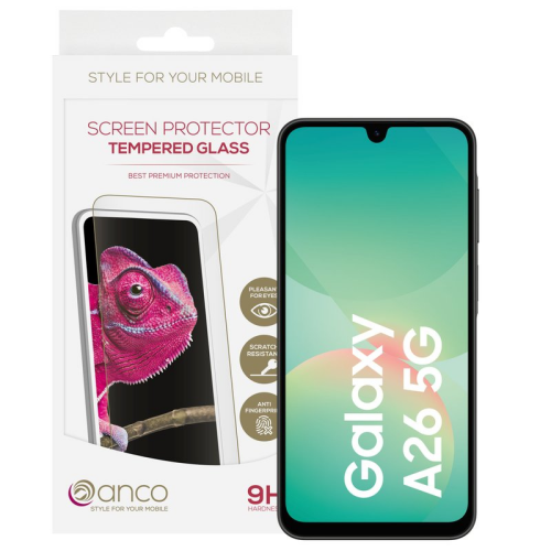 anco Tempered Glass Fullscreen für A266B Samsung Galaxy A26 5G - black