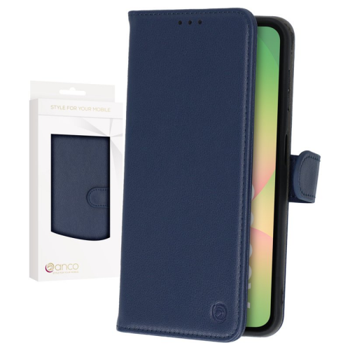 anco Basic Bookcase für A566B Samsung Galaxy A56 5G - blue