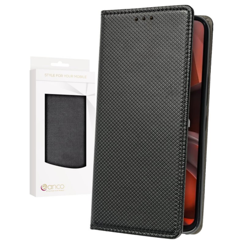 anco Bookcase basic magnetic für Motorola Moto G15 - black