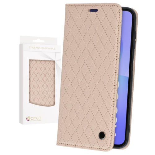 anco Bookcase Style magnetic für A366B Samsung Galaxy A36 5G - beige