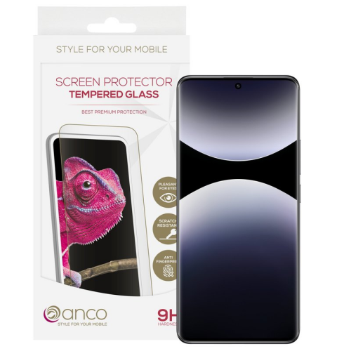 anco Tempered Glass Fullscreen für Xiaomi Redmi Note 14 Pro 4G - black