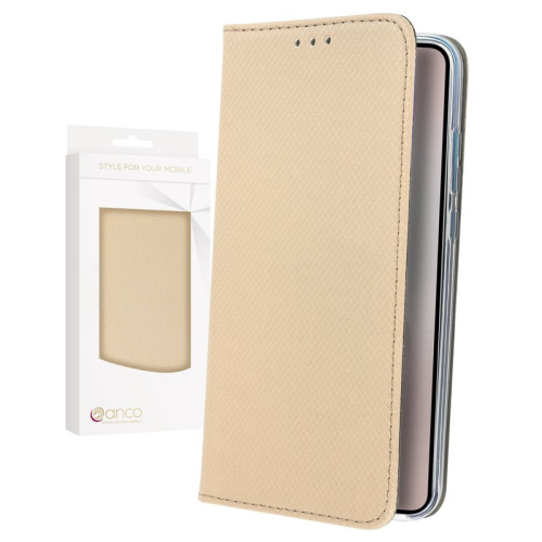 anco Bookcase basic magnetic für S937B Samsung Galaxy S25 Edge - gold