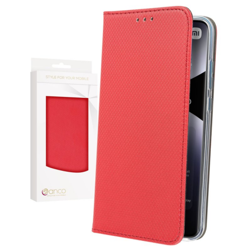 anco Bookcase basic magnetic für Xiaomi Redmi Note 14 Pro 4G - red