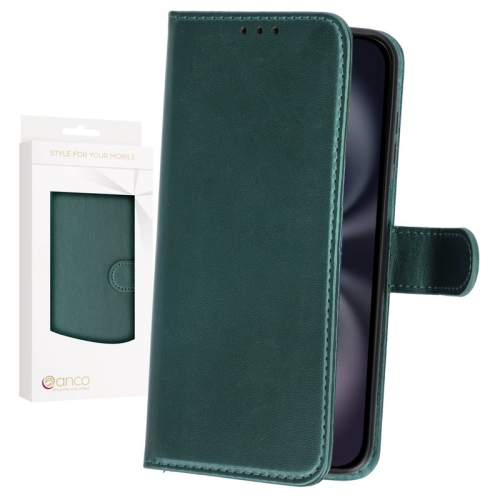 anco Basic Bookcase für Apple iPhone 16 Plus - green