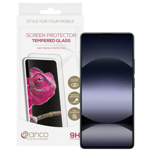 anco Tempered Glass Fullscreen für Xiaomi Redmi Note 14S 4G - black