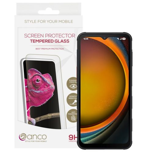 anco Tempered Glass Fullscreen für G766B Samsung Galaxy XCover 7 Pro - black