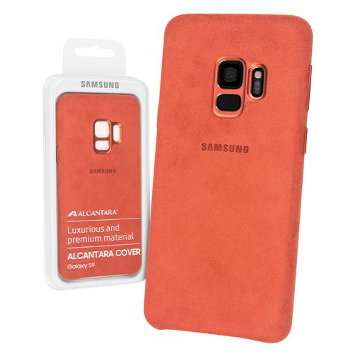 Alcantara Abdeckung red/rot EF-XG960AREGWW für Samsung Galaxy S9 SM-G960F