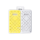 Pattern Abdeckung white/weiß yellow/gelb EF-XG970CWEGWW für Samsung Galaxy S10e SM-G970F