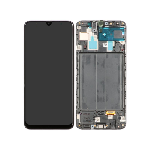 Display Modul mit Rahmen und Toucheinheit black/schwarz GH82-19725A für Samsung Galaxy A30 SM-A305F