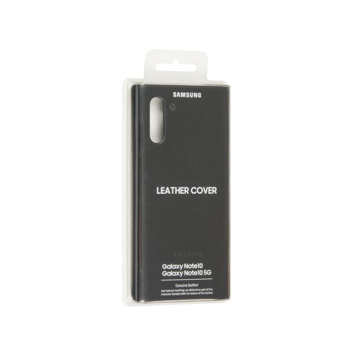 Leather Abdeckung black/schwarz EF-VN970LBEGWW für Samsung Galaxy Note 10 SM-N970F