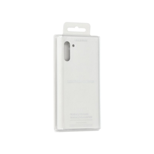 Leather Abdeckung white/weiß EF-VN970LWEGWW für Samsung Galaxy Note 10 SM-N970F