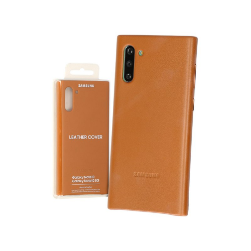 Leather Abdeckung camel EF-VN970LAEGWW für Samsung Galaxy Note 10 SM-N970F
