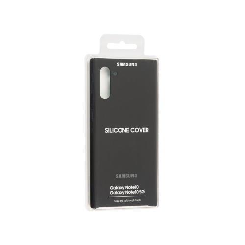 Silicone Abdeckung black/schwarz EF-PN970TBEGWW für Samsung Galaxy Note 10 SM-N970F