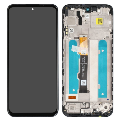 Display Modul mit Rahmen und Toucheinheit black/schwarz 5D68C19989 für Motorola Moto G31 XT2173