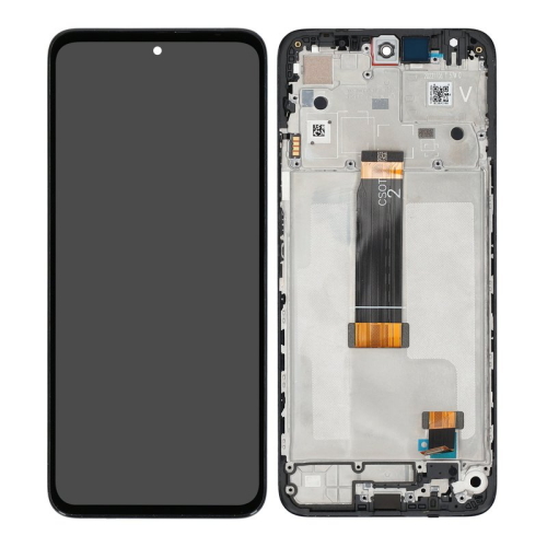 Display Modul mit Rahmen und Toucheinheit midnight black/schwarz 560002M19A00 für Xiaomi Redmi 12 4G (23053RN02A)